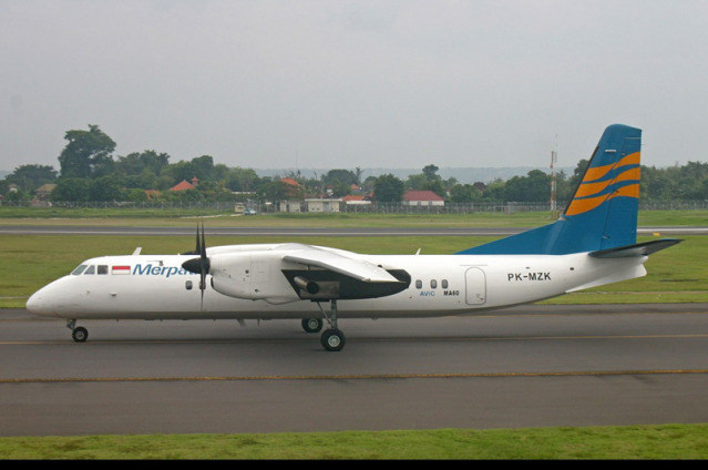  07.05.2011 Xian MA60 PK-MZK Merpati Nusantara Airlines